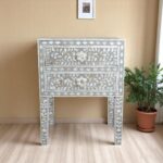mother-of-pearl-inlay-floral-2-drawer-bedside-table-grey