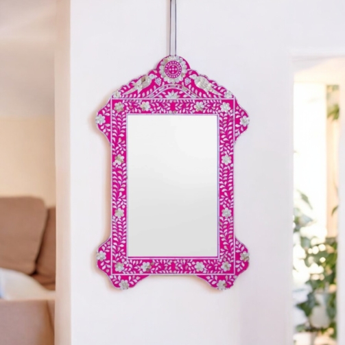 mother-of-pearl-inlay-floral-bird-mirror-pink