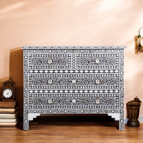 mother-of-pearl-inlay-floral-chest-of-4-drawers-black