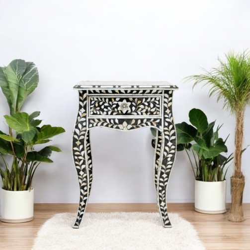 mother-of-pearl-inlay-1-drawer-curved-leg-side-table-black (1)