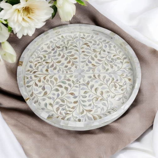 mother-of-pearl-inlay-round-floral-tray-white (2)